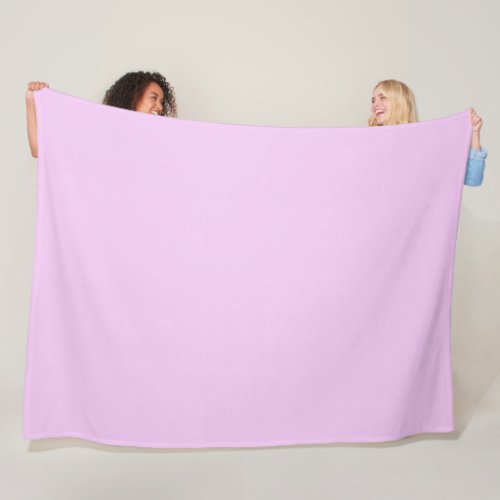 Baby Lavender Pink Large Fleece Blanket