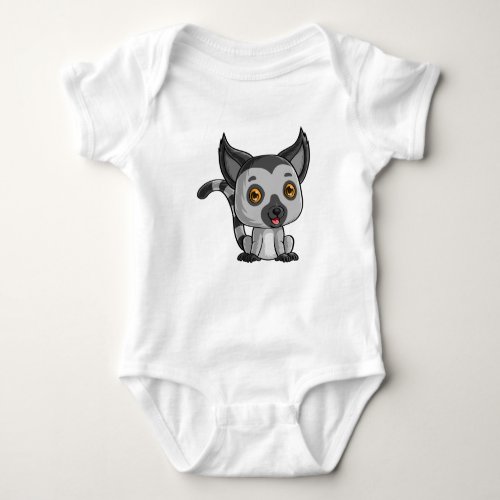 baby lemur baby bodysuit