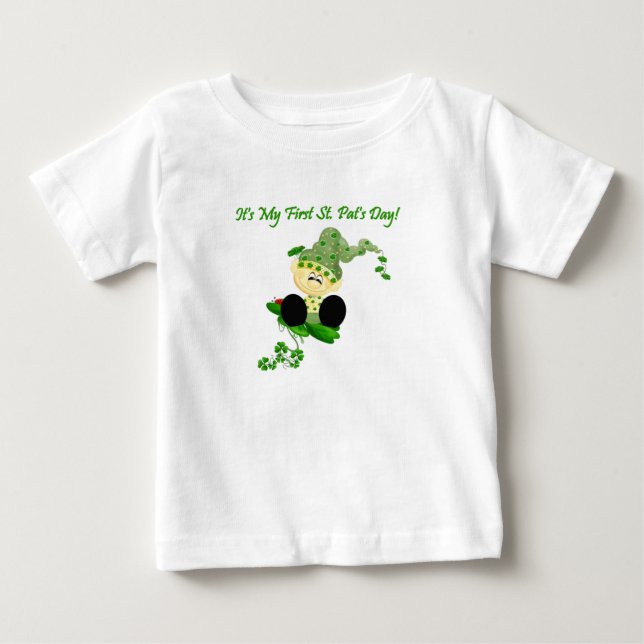 Baby Leprechaun 1st St. Patricks Day T-shirt (Front)