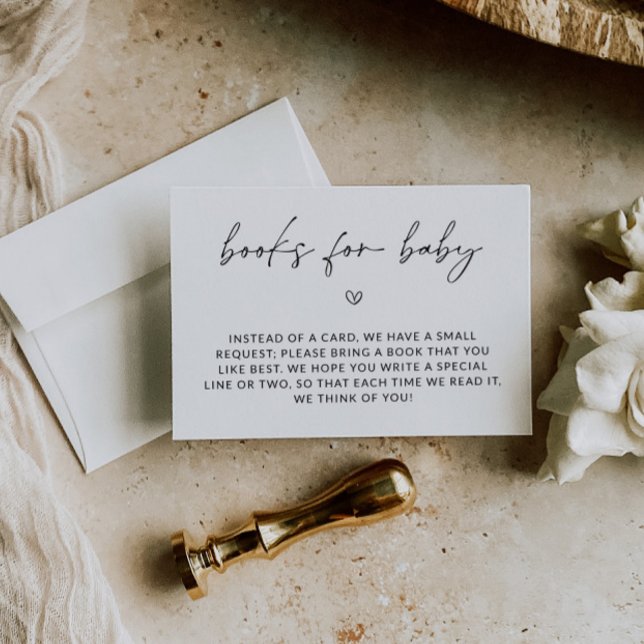 Baby Library, Books For Baby Insert (Books For Baby, Baby Library Enclosure Card)