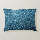 Baby light blue faux glitter sparkles