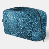 Baby light blue faux glitter sparkles