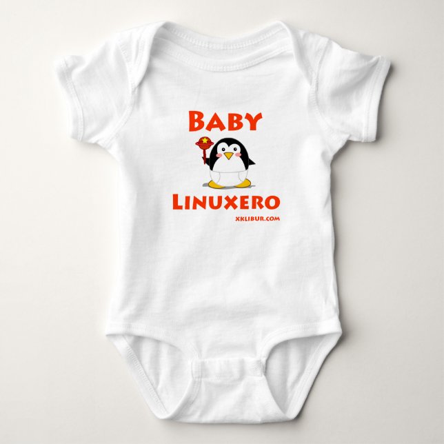 Baby Linuxero Baby Bodysuit (Front)