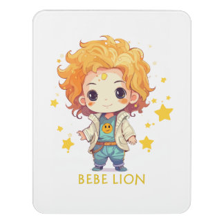 Baby Lion 3 Door Sign