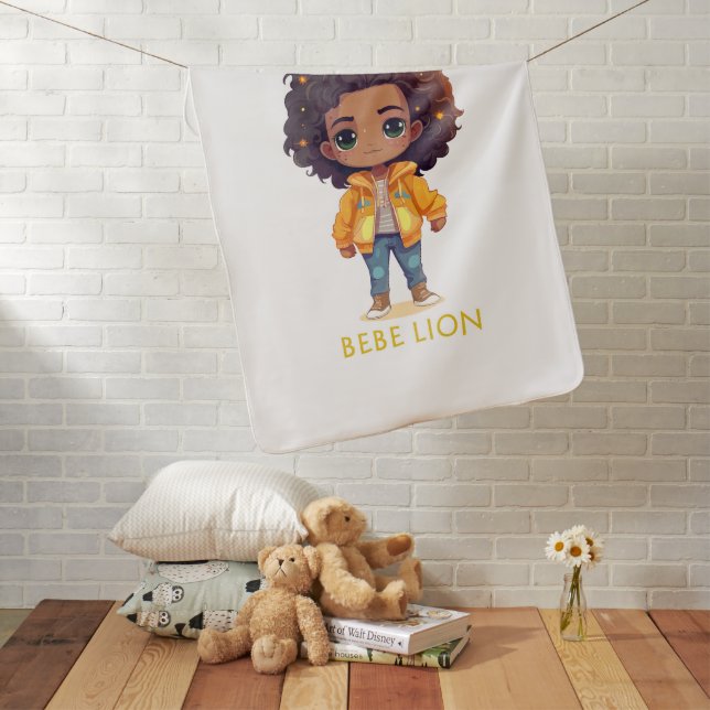 Baby Lion 4 Baby Blanket (In Situ)