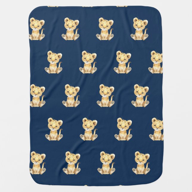 Baby Lion  Baby Blanket (Front)