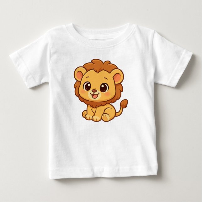 Baby Lion Baby T-Shirt (Front)