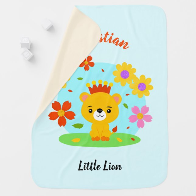 Baby lion blanket (In Situ)