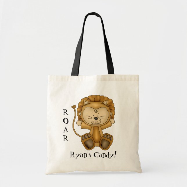Baby Lion-Halloween Goody Bag/Personalize Tote Bag (Front)