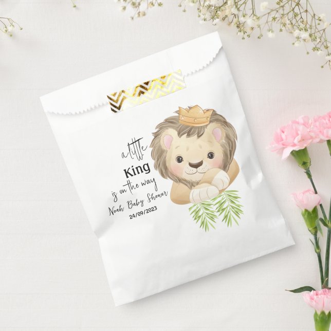 baby lion king safari animals Baby Shower Favor Bag (Sealed)