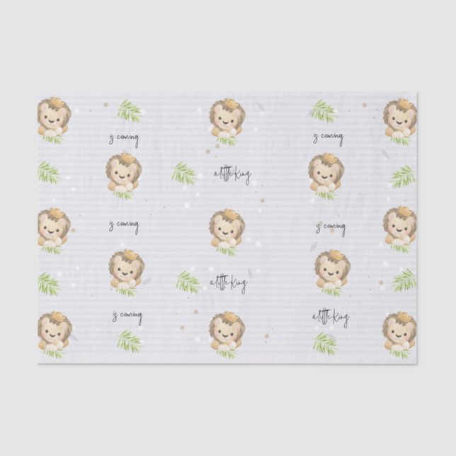 baby lion king safari animals Tissue Paper (Front)