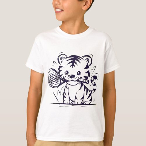 baby lion print T_Shirt
