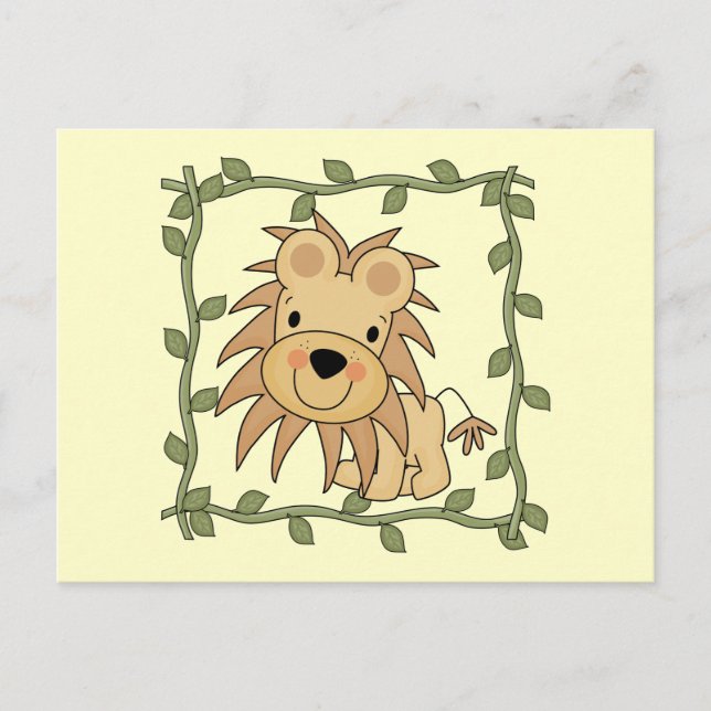 Baby Lion T-shirts and Gifts Postcard (Front)
