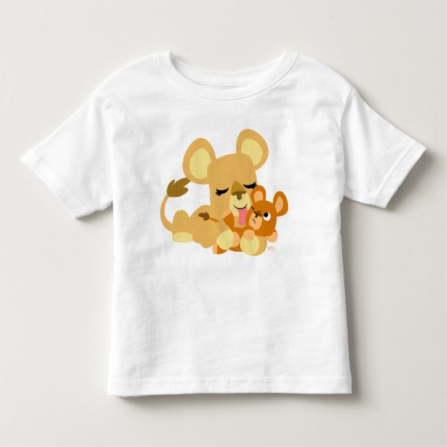 Baby Lion's Bath toddler T-shirt (Front)
