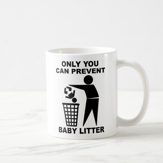 Baby Litter Funny Mug Humor (Right)