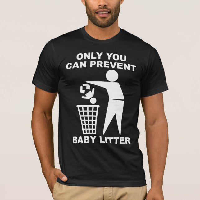 Baby Litter Funny Shirt Humor (Front)