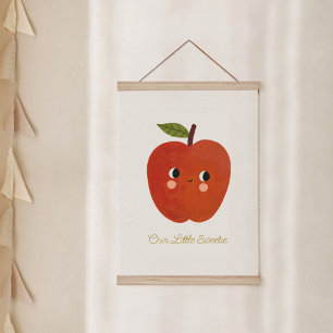 Baby Little sweetie Cute Apple  Nursary   Hanging Tapestry