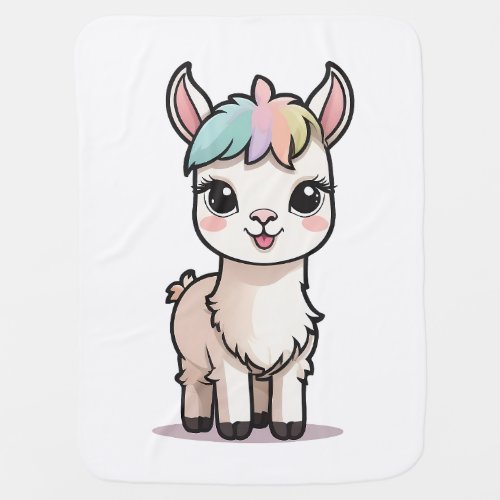 Baby Llama Baby Blanket