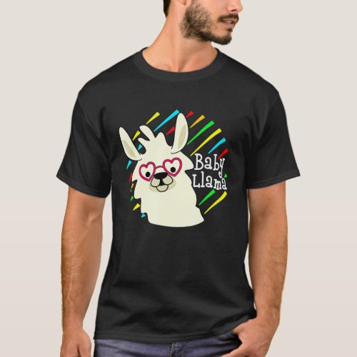 Baby Llama Son Matching Family llama kids daughter T-Shirt