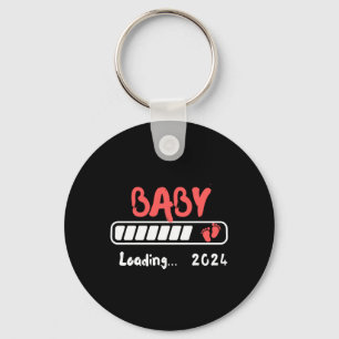Baby loading 2024 for pregnancy announcement funny keychain