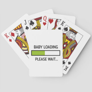 Baby Loading Funny Pregnancy New Mom Gifts Poker Cards