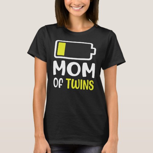 Baby Loading Mom Of Twins Pregnancy Mothers Day  T_Shirt