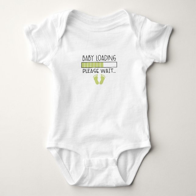 Baby Loading Please Wait Bodysuit (Front)
