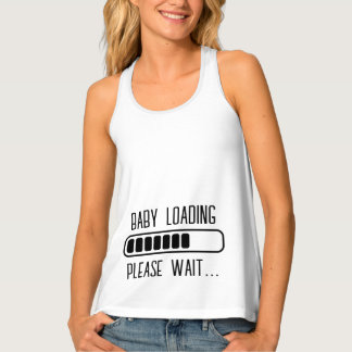 Baby Loading Please Wait Maternity Tank Top
