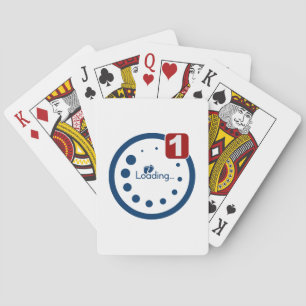 Baby Loading Plus Notification Poker Cards