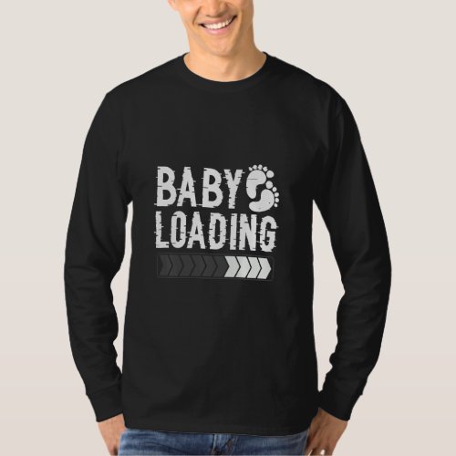 Baby Loading Pregnancy Reveal Expecting Parents Pr T_Shirt