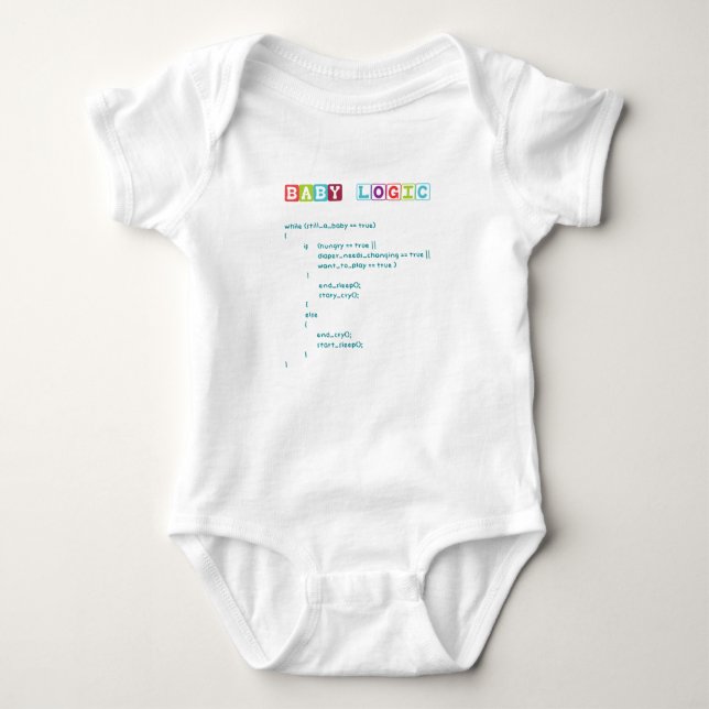 Baby Logic Baby Bodysuit (Front)