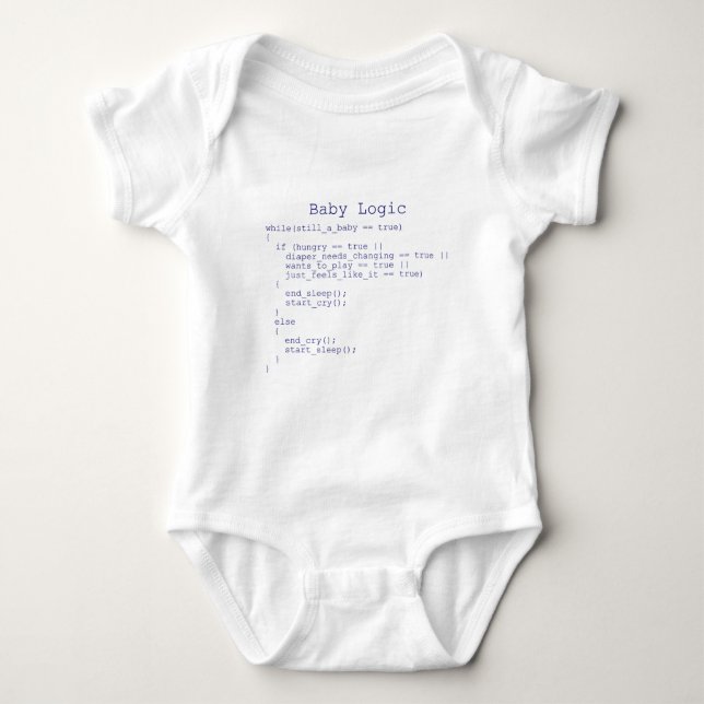 Baby Logic Bodysuit (Front)