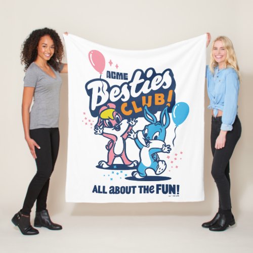 Baby Lola and BUGS BUNNY _ Besties Club Fleece Blanket