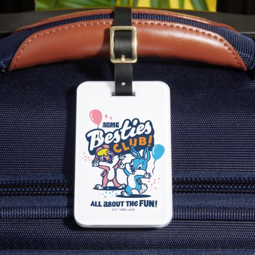 Baby Lola and BUGS BUNNY _ Besties Club Luggage Tag