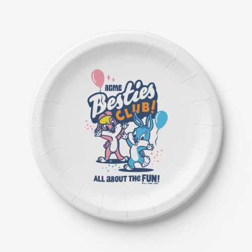 Baby Lola and BUGS BUNNY _ Besties Club Paper Plates