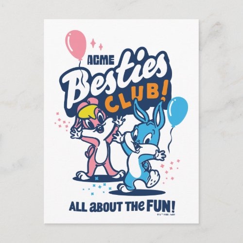 Baby Lola and BUGS BUNNYâ _ Besties Club Postcard