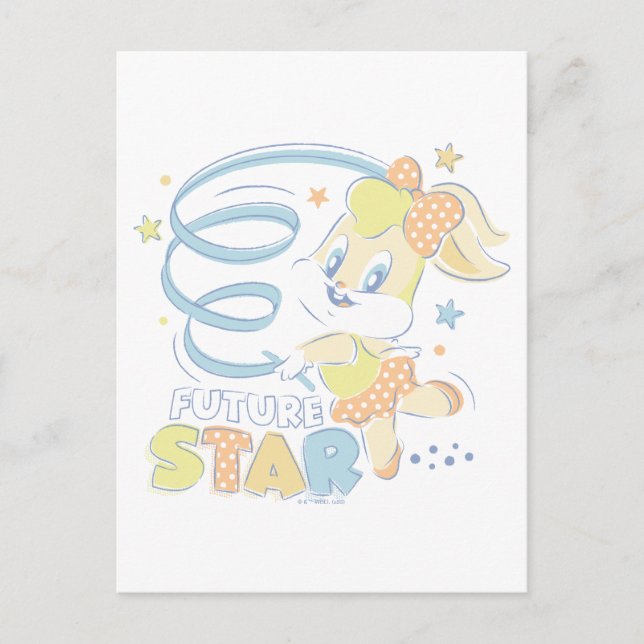 Baby Lola Bunny Future Star Postcard (Front)