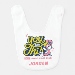 Baby Lola Bunny - You Got This Baby Bib