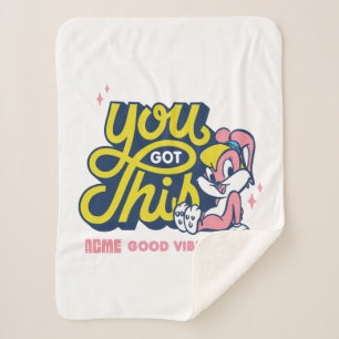 Baby Lola Bunny - You Got This Sherpa Blanket