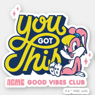 Baby Lola Bunny - You Got This Sticker