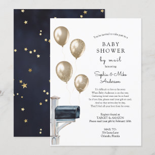 Baby Long Distance Shower by Mail Invitation