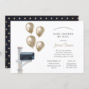 Baby Long Distance Shower by Mail Invitation