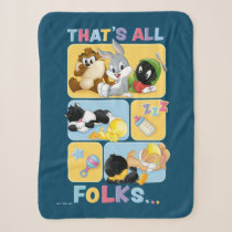 Baby LOONEY TUNES™ Characters | That's All Folks Sherpa Blanket