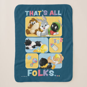 Baby LOONEY TUNES™ Characters | That's All Folks Sherpa Blanket
