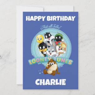 Baby LOONEY TUNES™ Logo That's All Folks Card