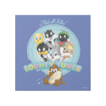 Baby LOONEY TUNES™ Logo | That's All Folks Gallery Wrap