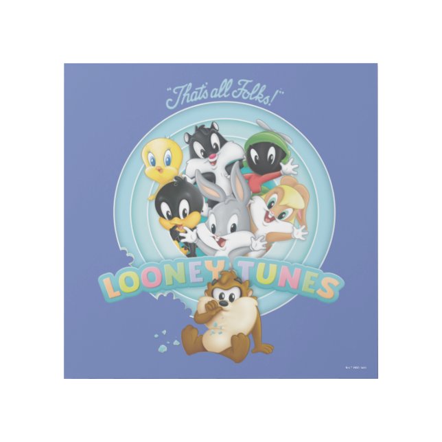 Baby LOONEY TUNES™ Logo | That's All Folks Gallery Wrap (Front)