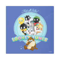 Baby LOONEY TUNES™ Logo | That's All Folks Metal Print