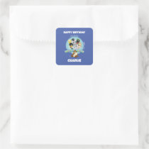 Baby LOONEY TUNES™ Logo | That's All Folks Square Sticker