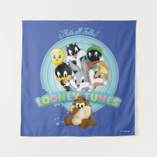 Baby LOONEY TUNES™ Logo | That's All Folks Tapestry